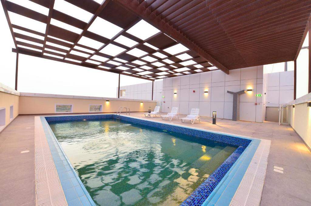 Rooftop swimming pool