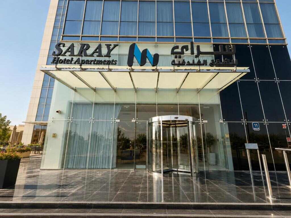 Entrance of Saray Deluxe Hotel Apartments